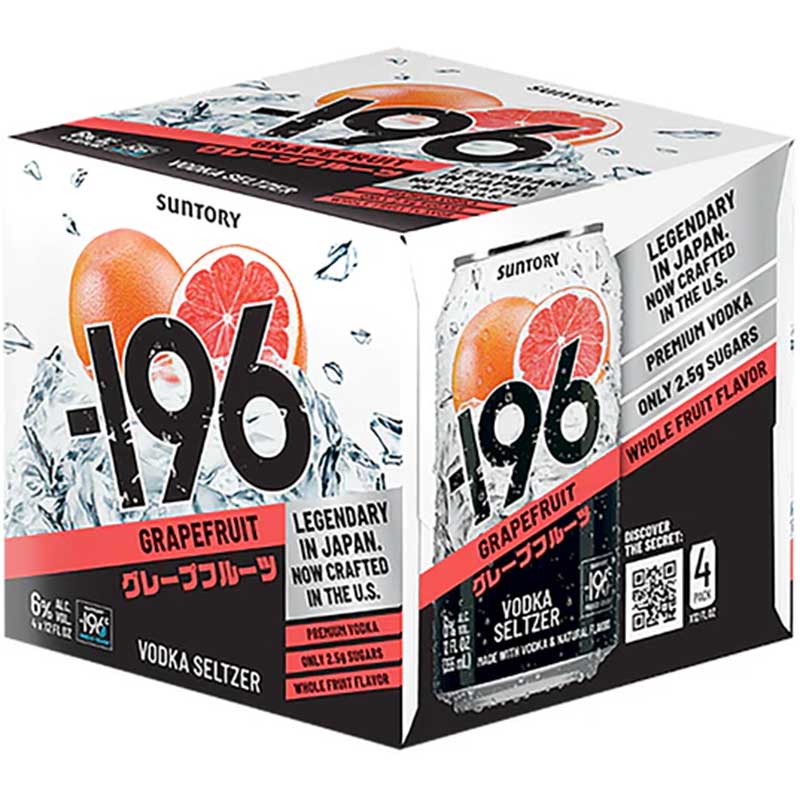 -196 Grapefruit Vodka Seltzer 4pk