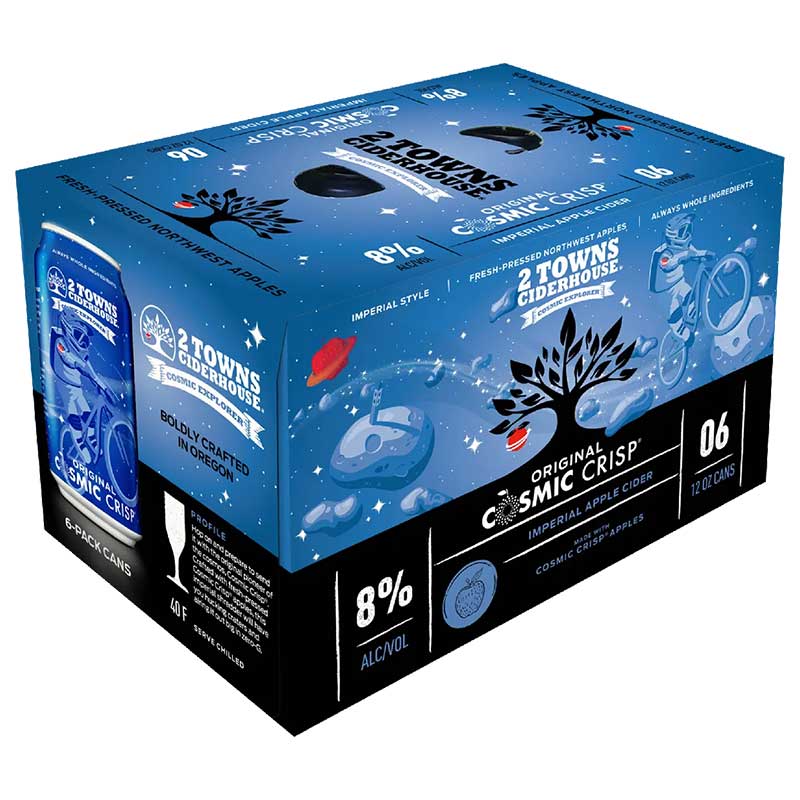 2 Towns Cosmic Crisp 6pk 12oz/Cans
