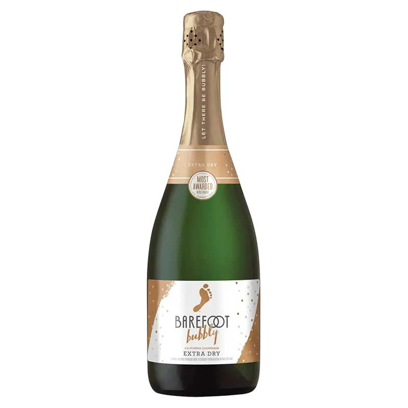 Barefoot Bubbly Extra Dry Champagne 750ml