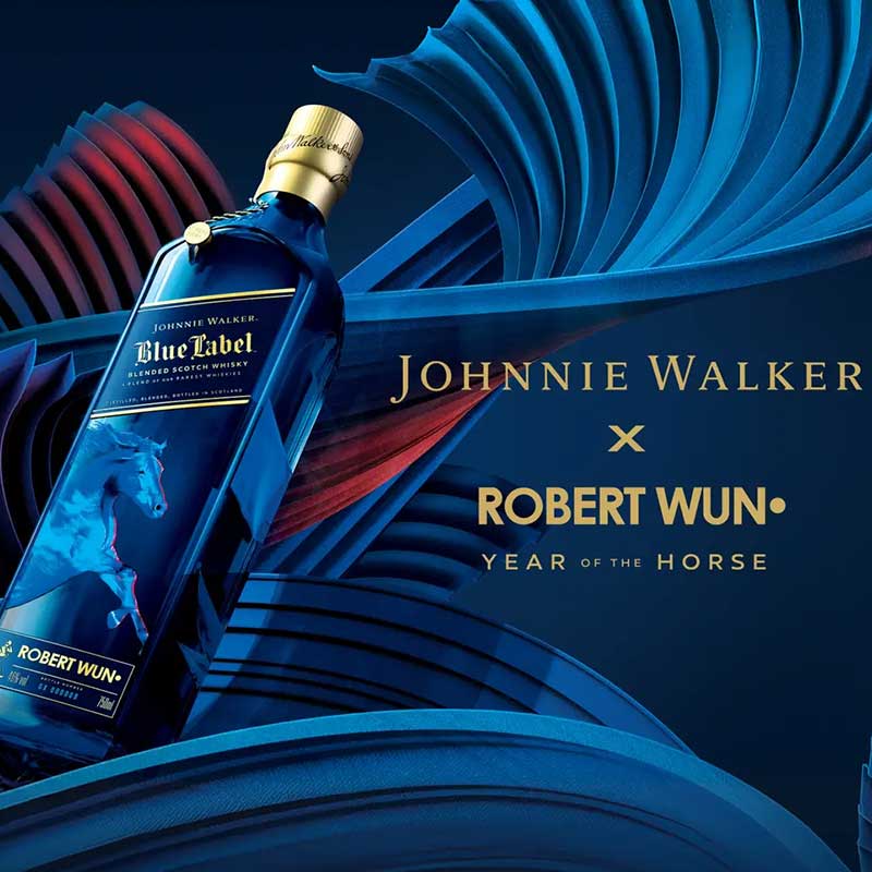 Johnnie Walker Blue Label Year of the Horse Scotch Whiskey 750ml