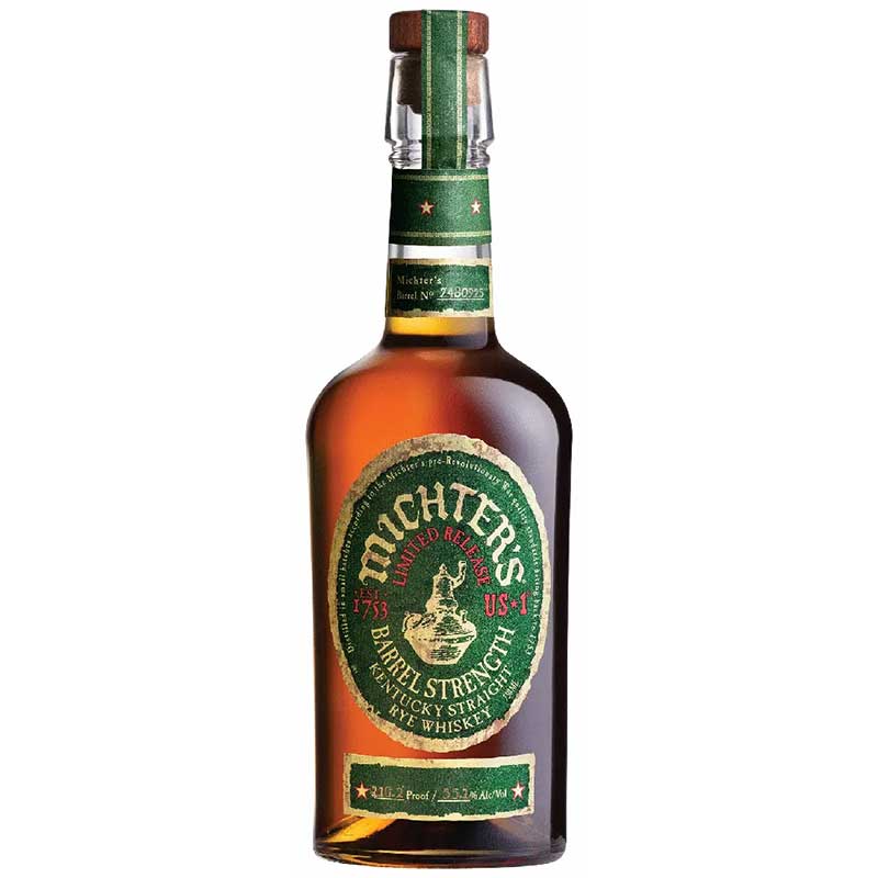 Michters Barrel Strength Rye Whiskey 750ml