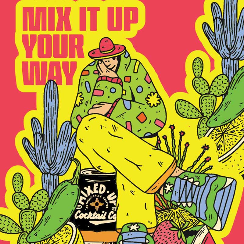 Mixed Up Lemon Raspberry Mojito 355ml - Image 3
